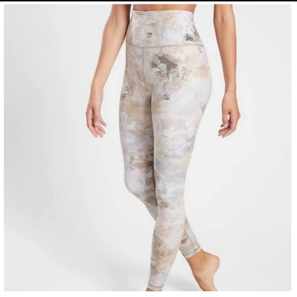 Athleta Elation Ultra High Rise Gilded Tights